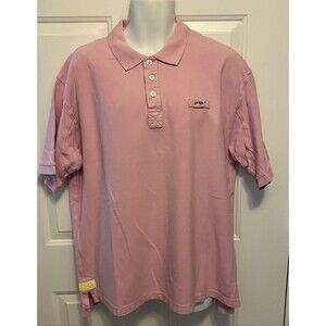Men’s Orvis Polo Shirt‎ Size XL Tall Fly Fishing Logo Pink Embroidered Logo